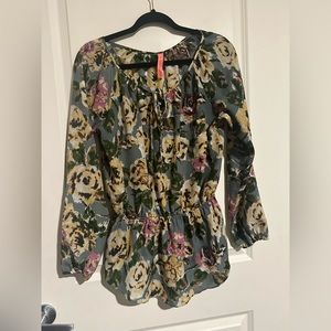 Eighty sixty peplum blouse